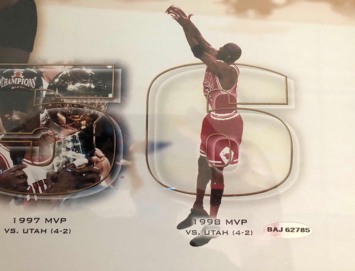 michael jordan upper deck authenticated