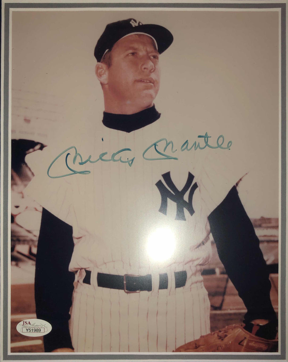 Sold at Auction: Signed Mickey Mantle Restaurant Jersey Uniform Autographed  James Spence Coa