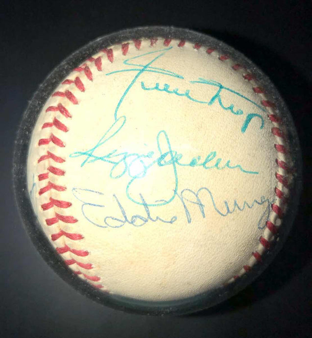 500 HOME RUN CLUB Signed Baseball - Mickey Mantle - Ted Williams - Hank Aaron - Willie Mays - Ernie Banks