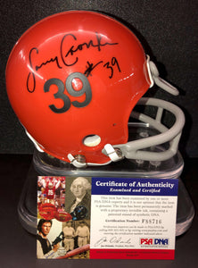 Larry Csonka Signed Syracuse Mini Helmet PSA/DNA