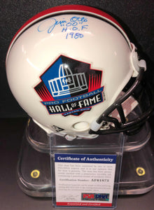 Jim Otto Signed Hall if Fame Mini Helmet PSA/DNA – SportStuff Cards & Collectibles Jim Otto Signed Hall if Fame Mini Helmet PSA/DNA – SportStuff Cards & Collectibles