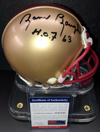 Sammy Baugh Signed Washington Redskins Mini Helmet PSA/DNA