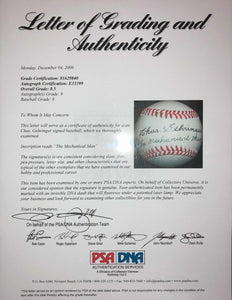 Charlie Gehringer New York Yankees Signed Baseball PSA/DNA Authentication Services Certified