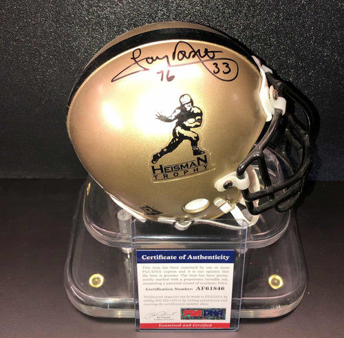 Tony Dorsett Signed Heisman Trophy Mini Helmet PSA/DNA