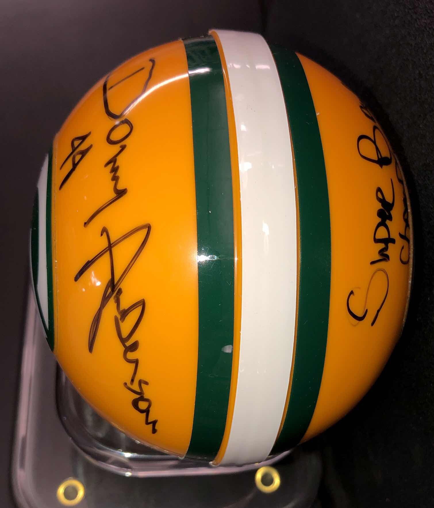 Donny Anderson Signed Green Bay Packers Mini Helmet PSA/DNA Authentica –  SportStuff Cards & Collectibles