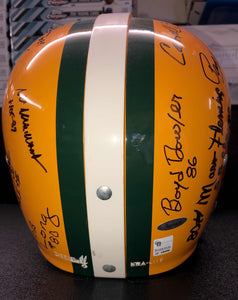 Super Bowl I & II Green Bay Packers Signed Full-Size Helmet Bart Starr - Paul Hornung - Herb Adderley