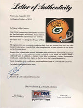 Load image into Gallery viewer, Bart Starr Signed Green Bay Packers Mini Helmet PSA/DNA Authentication Services Certified