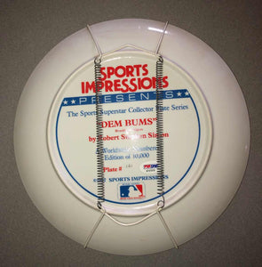 Pee Wee Reese - Duke Snider Signed Brooklyn Dodgers Ceramic Plate PSA/DNA Authentication Services Certified