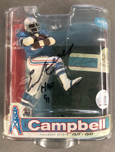 Earl Campbell Signed Houston Oilers McFarlane - Legends