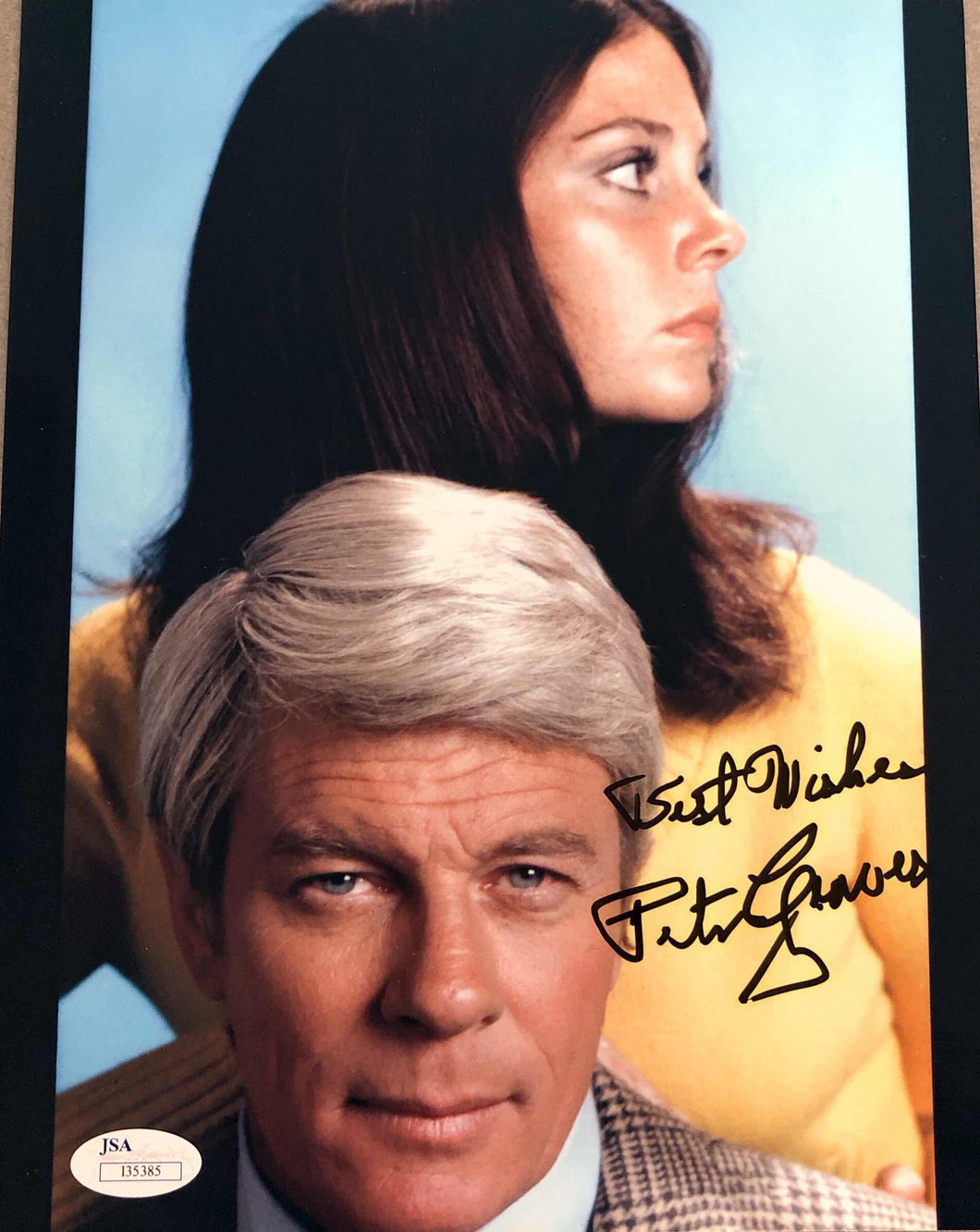 Peter Graves Signed 8x10 Photo JSA James Spence Authentication Certified