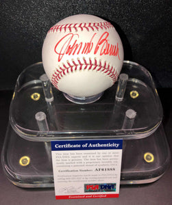 Johnny Bench Signed Baseball PSA/DNA - Red Ink